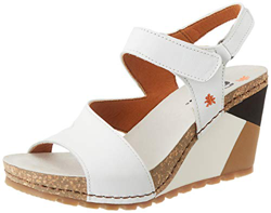 Art Güell, Sandalias con Punta Abierta para Mujer, Multicolor (White/Arena White/Arena), 38 EU en oferta