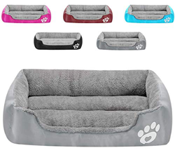 EXMOGO Cama para Perros Cama para Gatos, Camas para Mascotas Suaves y cómodas con algodón PP, Adecuada para Mascotas pequeñas, Medianas y Grandes M: 2 precio