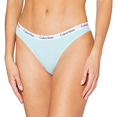 Calvin Klein Braguita de Bikini, Azul (Frozen FZ6), (Talla del Fabricante: Medium) para Mujer