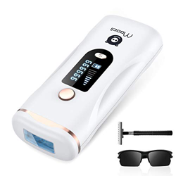Moocii Depiladora Mujer Laser IPL Depiladora Luz Pulsada 1000000 flashes Depiladora Laser 2 modos de flash y 9 configuraciones de intensidad de luz De características