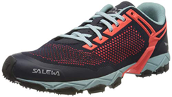 Salewa WS Lite Train Knit, Traillaufschuhe para Mujer, Azul (Premium Navy/Fluo Coral 3993), 43 EU características
