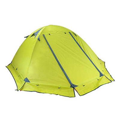 TRIWONDER Tienda de Campaña 1/2/3 Personas Impermeable Ligera 4 Estaciones Doble Capa Carpa para Acampar Playa Exterior Senderismo Viaje (Verde - con 