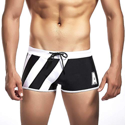 Superora Bañadores Traje de Baño Hombre De Natación Hombre Boxeador Surf Pantalones Trajes De Baño Cortos Playa Piscina Secado Rápido De Malla con Cor en oferta