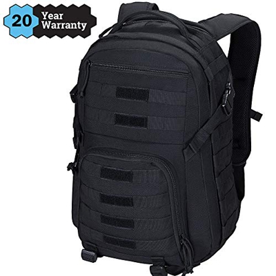 VENTCY Mochila Táctica Impermeable 35L Mochila Militar Táctica Mochilasde MOLLE para Asalto, Senderismo, Mochila de Nailon para Viajes, Camping, Sende