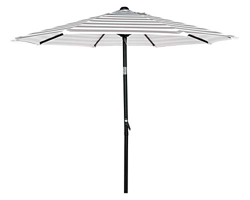 HERMO ROUN - Sombrilla para mesa de patio o jardín con 8 varillas, 228,6 cm de diámetro (beige) características