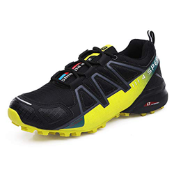 Zapatillas Trekking Hombre Zapatillas Senderismo Transpirable Antideslizante Al Aire Libre Zapatillas de Deporte Amarillo 45 precio