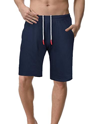 iClosam Pantalones De Hombre con CordóN Cortos Secado RáPido Transpirables Shorts PantalóN Deporte Man con Bolsillos