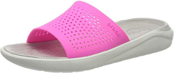Crocs Literide Slide, Sandalias de Punta Descubierta Unisex Adulto, Rosa (Electric Pink/Almost White 6qv), 42/43 EU precio
