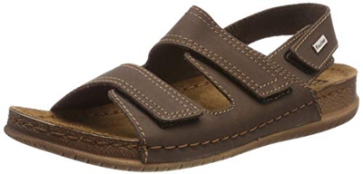 Fischer Bodo, Sandalias Punta Cerrada para Hombre, Braun 70, 46 EU