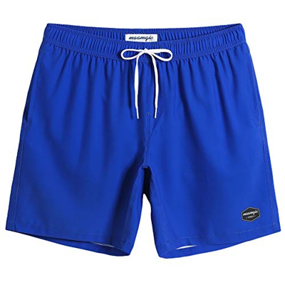 MaaMgic Bañador Hombre de Natación Estiramiento de 4 vías Secado Rápido Interior de Malla Traje de Baño Deportivos 4-Way Stretch