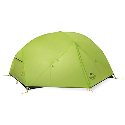Naturehike Mongar Tienda de campaña de mochilero Ligero 2 Personas para el Excursionismo, el Senderismo y el Camping (Verde Claro)