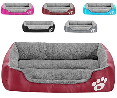EXMOGO Cama para Perros Cama para Gatos, Camas para Mascotas Suaves y cómodas con algodón PP, Adecuada para Mascotas pequeñas, Medianas y Grandes XL: 