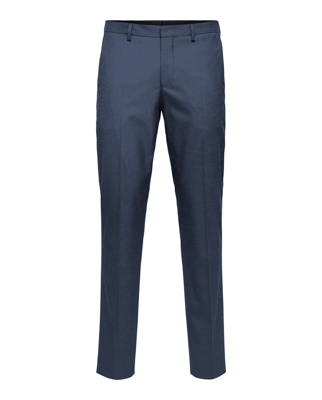 Selected - Pantalón De Vestir De Hombre Slim Azul