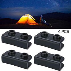 Accesorios Tiendas Campaña Aire Libre, Herramienta Antideslizante Toldo para Acampar Parasol Rectangular Wigwam Soporte para Piernas Base Tienda Autom precio