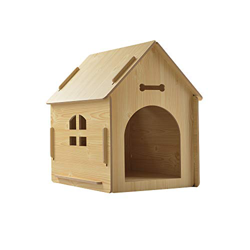 thematys Perrera de Madera para Perros I Casa para Perros para Uso Interior y Exterior I Lugar para Dormir a Las Mascotas I Resistente a la Intemperie en oferta