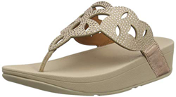 FitFlop Elora Toe Post-Laser Hotfix, Sandalias de Punta Descubierta para Mujer, Rosa (Rose Gold 323), 41 EU características