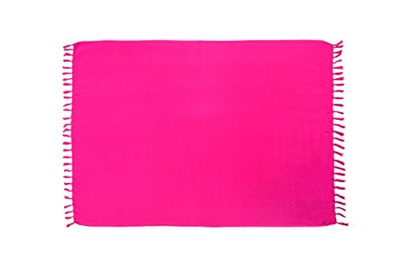 MANUMAR Mujer Pareo opaco, toalla de playa grandes Sarong en rosa, 155 x 115 cm, toalla vestido de verano, bikini vestido de playa