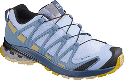 Salomon XA Pro 3D v8 GTX W, Zapatillas de Trail Running para Mujer, Azul (Kentucky Blue/Dark Denim/Pale Khaki), 37 1/3 EU