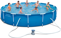 Bestway Steel Pro Max Frame 427 x 84 cm with filter pump (56595) precio