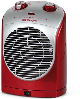 Calefactor Orbegozo Fh-5025 2200w Rojo Oscilante