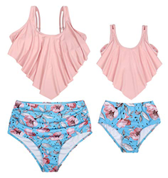AmzBarley Traje de Baño Bañador de Mujer Tankini Push up Dos Piezas Conjuntos,Sexy Bikinis Mujer Braga Alta Cintura y sin Manga Acolchado Bra Top con  características