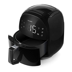 OUSMIN Freidora sin Aceite, 5.5L 1700W Freidora Aire Caliente con 8 Programas, Air Fryer con Función Mantener Caliente, Pantalla Táctil, Temperatura y características
