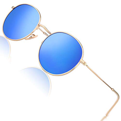 CGID E47 Pequeño Estilo Vintage Retro Lennon inspirado círculo metálico redondo gafas de sol polarizadas para hombres y mujeres precio