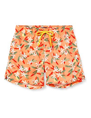 GANT Lemon Flowers Swim Shorts CF Pantalones Cortos, Naranja (Pale Coral 850), XX-Large para Hombre