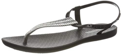 Ipanema Class Glam III Fem, Sandalias con Tira Vertical para Mujer, Multicolor (Black/Silver 8016.0), 41/42 EU
