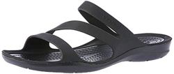 Crocs Swiftwater Sandal Women, Chanclas para Mujer, Negro (Black/Black), 37/38 EU precio