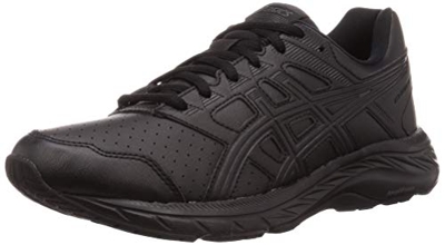 Asics Gel-Contend 5 SL, Walking Shoe Mens, Black/Graphite Grey, 44 EU