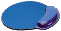 Mauspad mit Handgelenkauflage, blau, Silikon - Sehnenscheiden schonend características