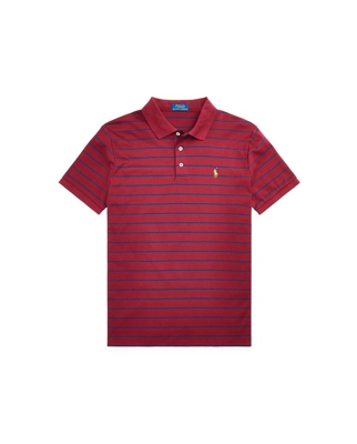 Polo Ralph Lauren - Polo De Algodón Pima De Hombre Burdeos Slim