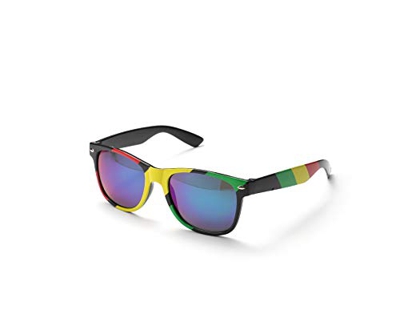 Komonee Rasta Drifter Style Gafas De Sol UV400 Proteccion Unisexo