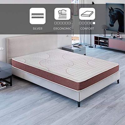 ROYAL SLEEP Colchón viscoelástico 135x190 de máxima Calidad, Confort, adaptabilidad y firmeza Alta, Altura 19cm - Colchones Dormant