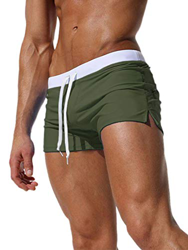 Adorel Bañador de Natación Tipo Boxer con Forro para Hombre Verde Oscuro XL (Tamaño del Fabricante XXL) precio