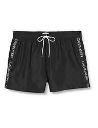 Calvin Klein Short Drawstring Bañador, Negro (PVH Black 050000 BEH), Small para Hombre precio