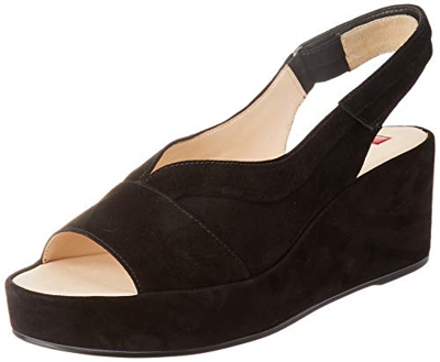 Högl Pappilon, Sandalias de Talón Abierto para Mujer, Negro 0100, 39 EU