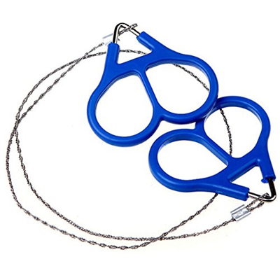 Bobury Acero Inoxidable Mano Bolsillo Sierras de Cable de Cadena portátiles de Supervivencia Camping handsaws