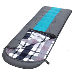 SONGMICS Saco de Dormir Grande con Bolsa de Compresión, Temperatura Ideal 5-15°C, 3-4 Estaciones, Fácil de Llevar, Ligero, Compacto, para Viaje, 220 x características