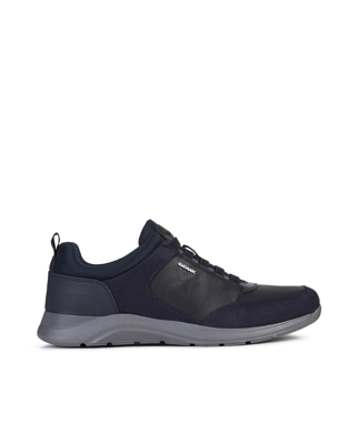 Geox - Zapatillas Deportivas De Hombre De Color Azul Con Cordones