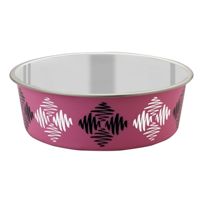 Swastik - Comedero Para Perros Antideslizante Rosa