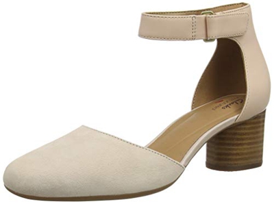 Clarks Un Cosmo Strap, Sandalia con Pulsera para Mujer, Azul (Blush Combi Blush Combi), 40 EU