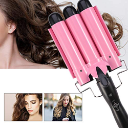 Rizador de cabello, rizador de cabello de 3 barriles para cabello largo / corto, herramienta de peinado del cabello rizador de cabello de cerámica tur precio