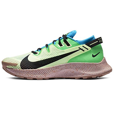 Nike Pegasus Trail 2, Zapatillas para Correr para Hombre, Barely Volt Black Laser Blue Poison Green Stone Mauve Desert Dust, 40 EU