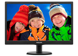 Philips 193V5LSB2/10 - Monitor de 18.5" (resolución 1366 x 768 Pixels, tecnología WLED, Contraste 700:1, 5 ms, VESA, VGA, sin Altavoces) en oferta