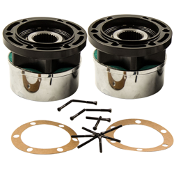 Cubos de bloqueo de rueda manual de 2 piezas para Nissan Pathfinder Frontier 28 Splines 6 pernos características