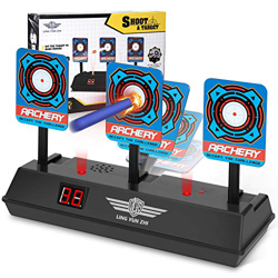 Keten Objetivo Digital Electrónico para Pistolas Nerf con Restablecimiento Automático, Efectos Inteligentes de Sonido y Luz, para Nerf N-Strike Elite/ características