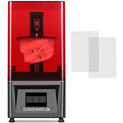 ELEGOO Mars 2 Pro Impresora 3D Mono MSLA Impresora 3D de Resina LCD de Fotopolimerización UV con LCD Monocromático 2K de 6 Pulgadas, Tamaño de Impresi
