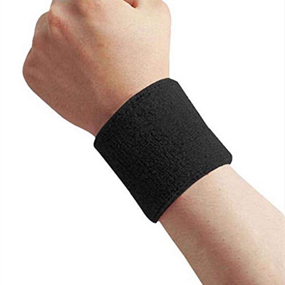 Demino 1x Unisex Terry Cloth Cotton Sweatband Wristbands,Athletic Wristbands,Wrist Sweat Band/B Sports Wrist Tennis Yoga Sweat Wristband